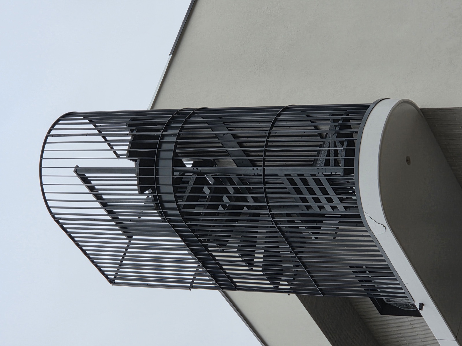 Schody kręcone zewnętrzne — realizacja Factory Welding